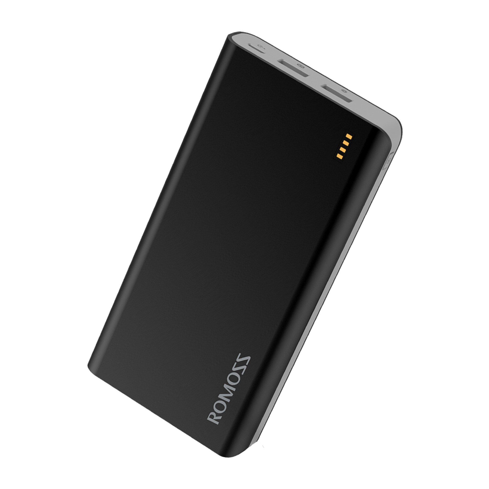 Acumulator extern Romoss Solit20, 20000 mAh, Negru, Dual USB