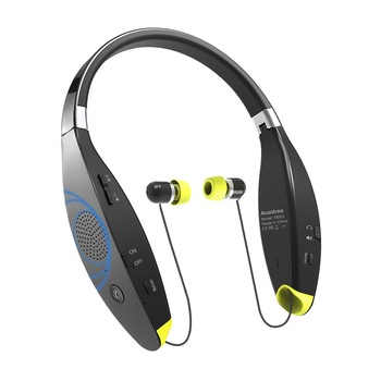 Casti audio 2in1, in-ear & speaker Avantree NB03, Bluetooth 4.1, timp de redare pana la 32 ore, Negru-Galben Casti audio 2in1, in-ear & speaker Avantree NB03, Bluetooth 4.1, timp de redare pana la 32 ore, Negru-Galben