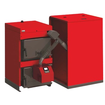 Centrala mixta lemn si peleti Burnit WBS 30 KW cu arzator Peleti Pell Eco 35 kw si buncar peleti 500 litri Centrala mixta lemn si peleti Burnit WBS 30 KW cu arzator Peleti Pell Eco 35 kw si buncar peleti 500 litri