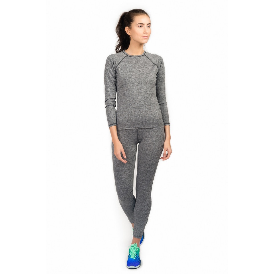 Bluza Sport Femei EF24, Uniconf, Gri melange