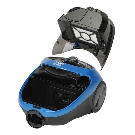 Aspirator fara sac Star-Light ACVC-815BB, 1.5 l, Tub telescopic, 800 W, Putere variabila, Filtru HEPA, Albastru/Negru