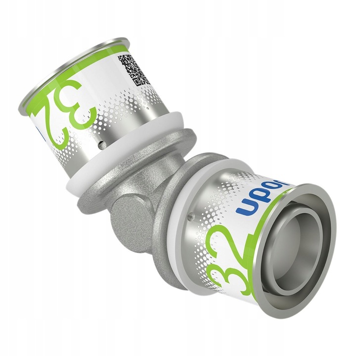 Könyök 45° Uponor S-Press Plus C8YSLOYCL0IE, présidom, ezüst, 32 x 32 mm
