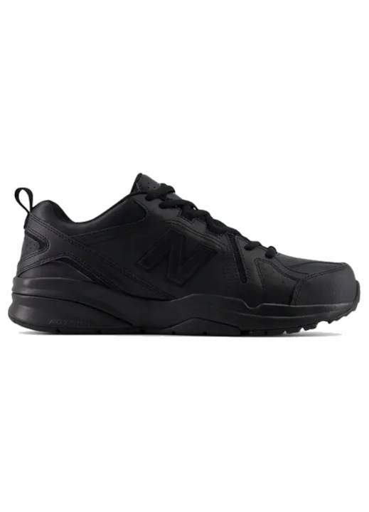 Pantofi sport NEW BALANCE 608 MX608BB, negri, din piele, amortizare, 5, Negru
