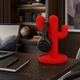 Saguaro univerzális fejhallgató tartó, PrintForge®, 3D nyomtatott, 17x17x27 cm, PLA-ból készült, BPA-mentes, Piros