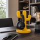 Saguaro univerzális fejhallgató tartó, PrintForge®, 3D nyomtatott, 17x17x27 cm, PLA-ból készült, BPA-mentes, Sárga
