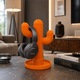 Saguaro univerzális fejhallgató tartó, PrintForge®, 3D nyomtatott, 17x17x27 cm, PLA-ból készült, BPA-mentes, Narancssárga