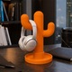 Saguaro univerzális fejhallgató tartó, PrintForge®, 3D nyomtatott, 17x17x27 cm, PLA-ból készült, BPA-mentes, Narancssárga