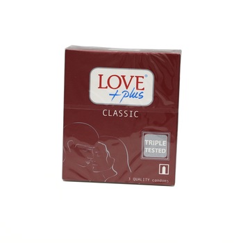 Prezervative Love plus classic, 3 buc Prezervative Love plus classic, 3 buc