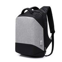 Rucsac, ghiozdan profesional antifurt smart cu USB GiftX Ninja Gray