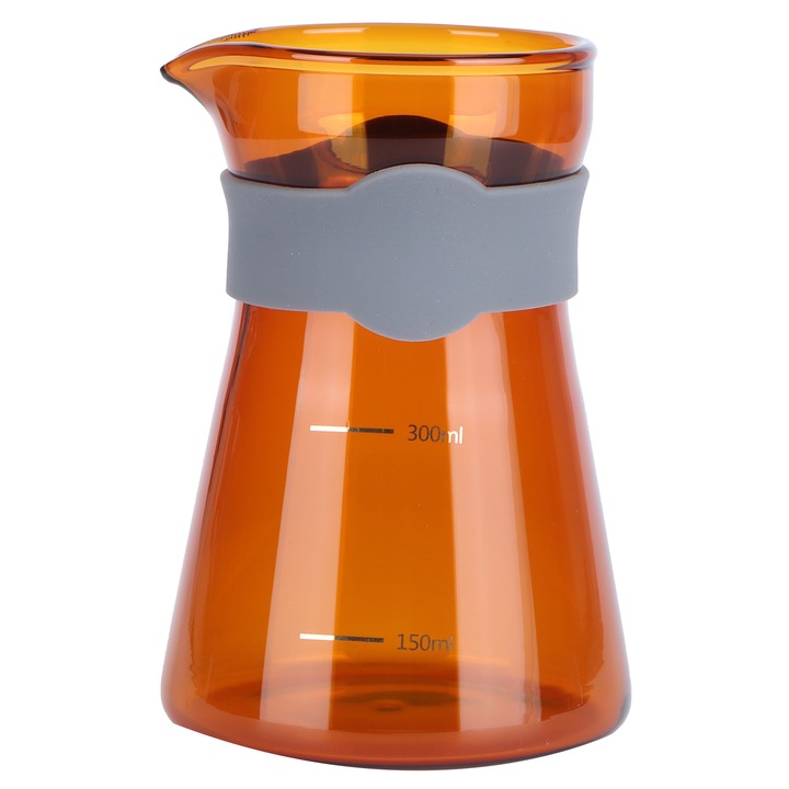 Cafetiera din sticla borosilicata, cu cantar, rezistenta la caldura si rafinata, cu picurare manuala, pentru bucatarie si cafenea