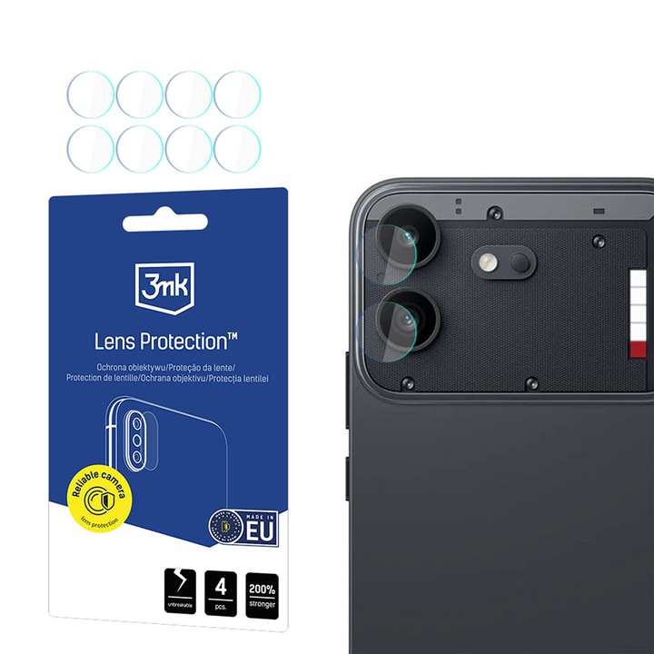 3mk - Lens Protection (4 pack) - Nothing Phone (4b) - Clear