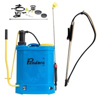 SET- Pompa stropit Electrica + Manuala ( 2 in 1 ) 16 Litri + Lance telescopica 2.8m, 5 Bar, Model 2019 + regulator presiune, Vermorel Pandora