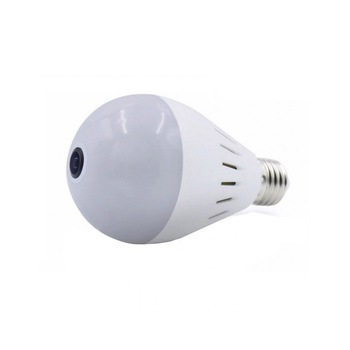 Bec White Cu Camera HD IP Wireless, unghi 360 grade, urmarire LIVE WIFI pe telefon + Cadou Bratara cu fir negru si steluta Bec White Cu Camera HD IP Wireless, unghi 360 grade, urmarire LIVE WIFI pe telefon + Cadou Bratara cu fir negru si steluta