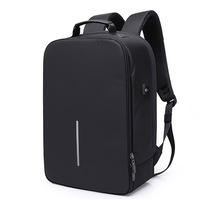 Rucsac, ghiozdan profesional antifurt smart cu USB GiftX Space Black