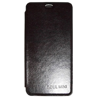 Husa tip carte cu stand neagra cu decupaj casca pentru Allview X1 Soul Mini