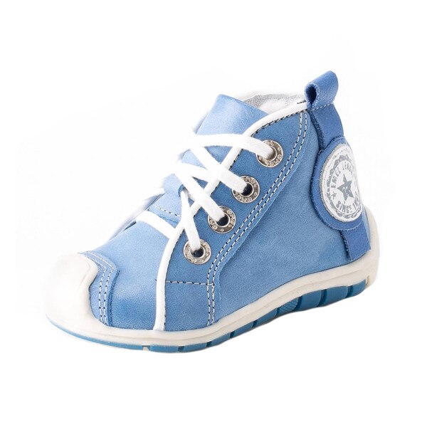Ghete ortopedice din piele pentru baietei EMEL E 2389-3, Albastru