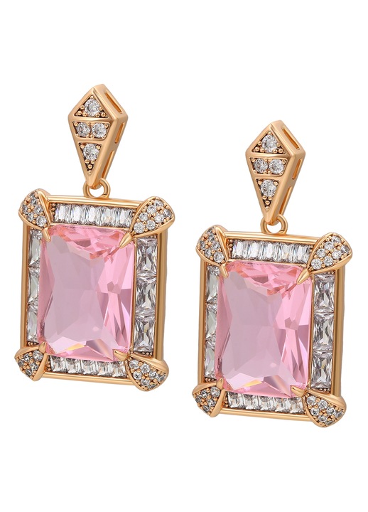 LOMASI női fülbevaló – rózsaszín, egy méret