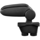Cotiera auto, pro.tec, pentru Peugeot 208, imitatie piele, negru - cu compartiment pentru depozitare