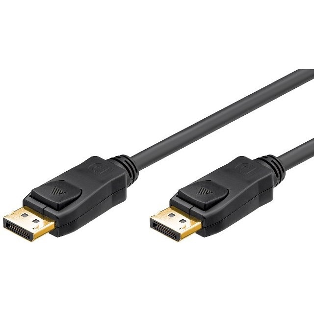 Set 3 buc x Cablu Displayport tata - Displayport tata, contacte aurite, 3m,AK-340100-030-S