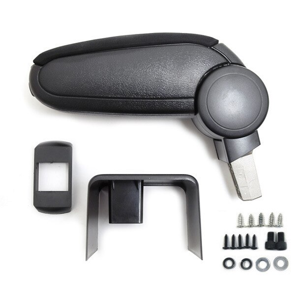 Cotiera auto, pro.tec, pentru Citroen C4, tesatura, negru - cu compartiment pentru depozitare