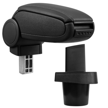 Cotiera auto, pro.tec, pentru Toyota Yaris (XP9, 2005/-/2011), imitatie piele, negru - cu compartiment pentru depozitare Cotiera auto, pro.tec, pentru Toyota Yaris (XP9, 2005/-/2011), imitatie piele, negru - cu compartiment pentru depozitare