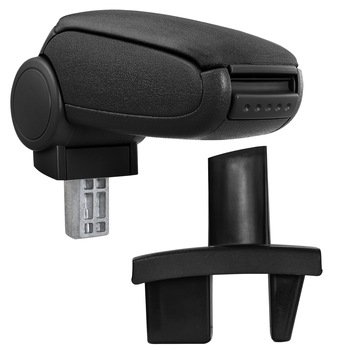 Cotiera auto, pro.tec, pentru Peugeot 307, tesatura, negru - cu compartiment pentru depozitare Cotiera auto, pro.tec, pentru Peugeot 307, tesatura, negru - cu compartiment pentru depozitare