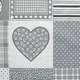Textil Asztalterítő Szívekkel 180x140cm