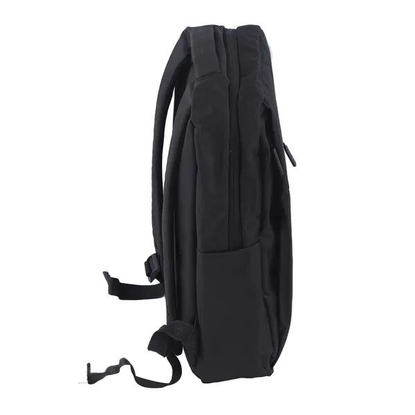 Rucsac pentru laptop din Oxford cu port de incarcare USB si bretele captusite in forma de S, negru