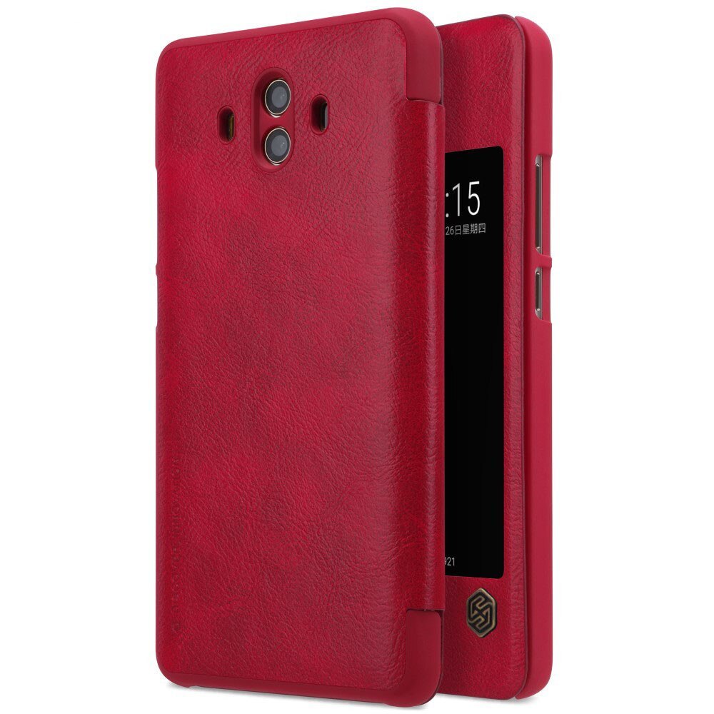 Husa Book S-view Nillkin Qin pentru Huawei Mate 10, rosu