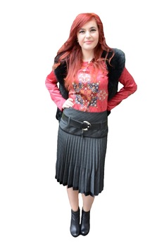 Fusta rafinata din stofa cu model de pliseuri, D&J Exclusive,, Gri Fusta rafinata din stofa cu model de pliseuri, D&J Exclusive,, Gri