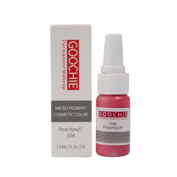 Pigment tatuaj cosmetic Goochie, 306 Peachpuff, 15ml