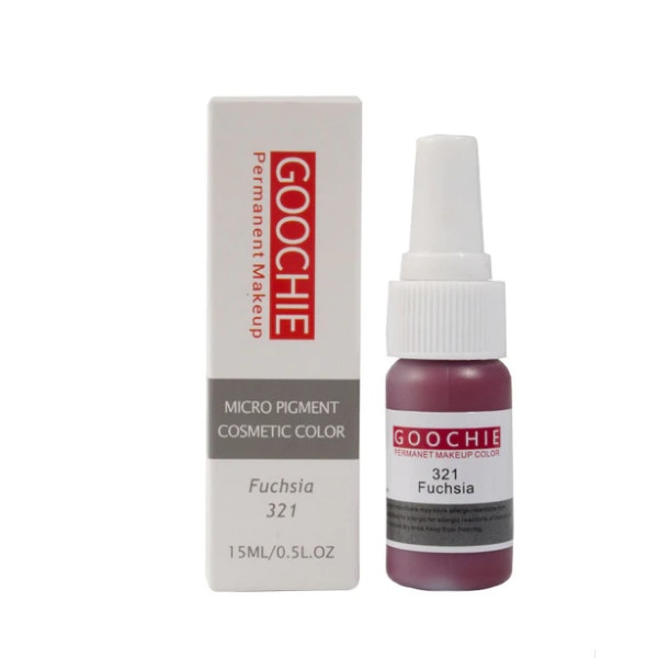 Pigment tatuaj cosmetic Goochie, 321 Fuchsia, 15ml