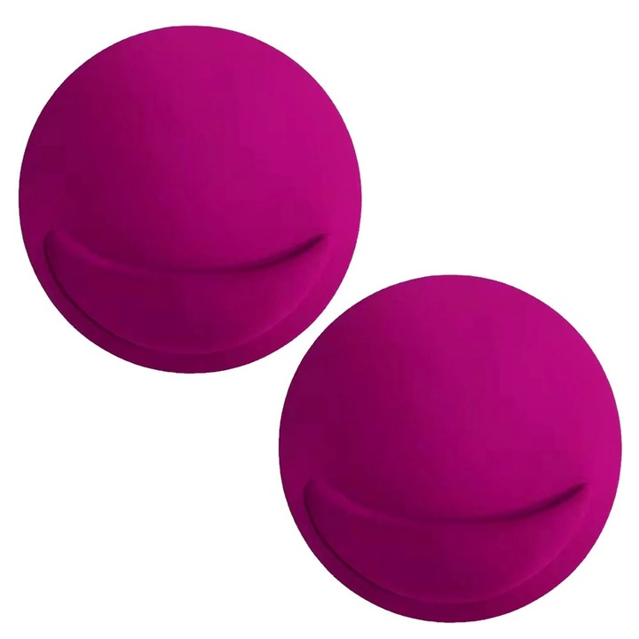 Suport pentru incheietura mouse YANYXR BCS3234906, ergonomic din spuma cu memorie, baza antialunecare, roz, set 2 buc.
