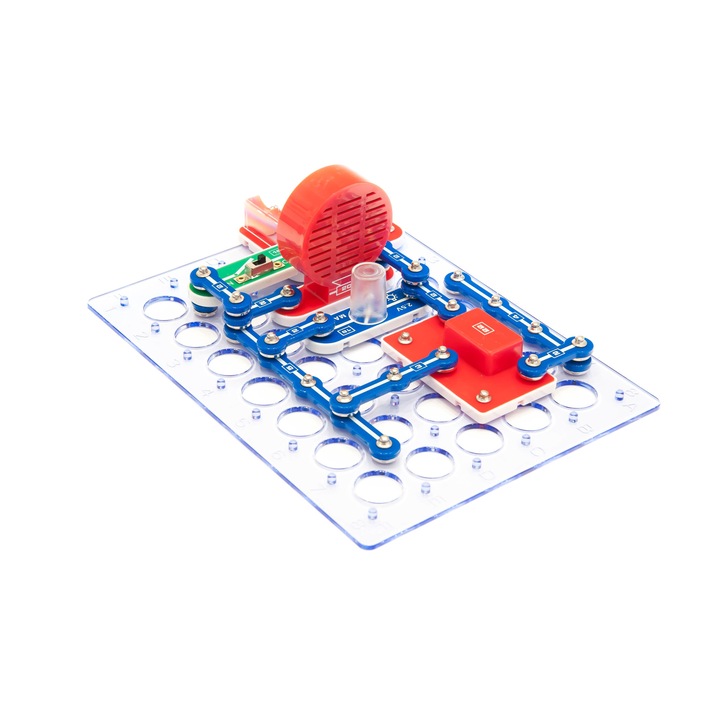Kit Circuite Electronice pentru Copii Dbolo 198, Educativ, STEM, 198 Experimente, 28 piese