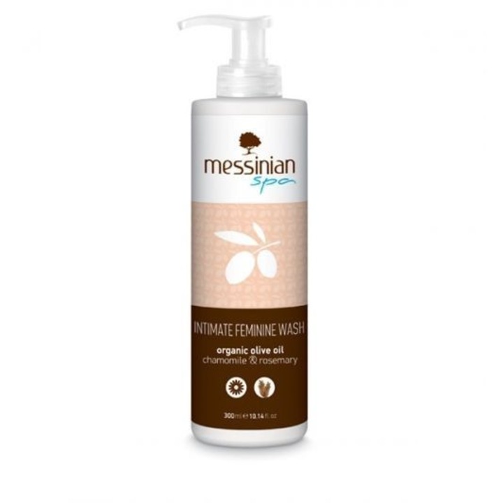 Sapun igiena intima cu musetel-rozmarin, 300 ml, ingrediente organice, Messinian Spa