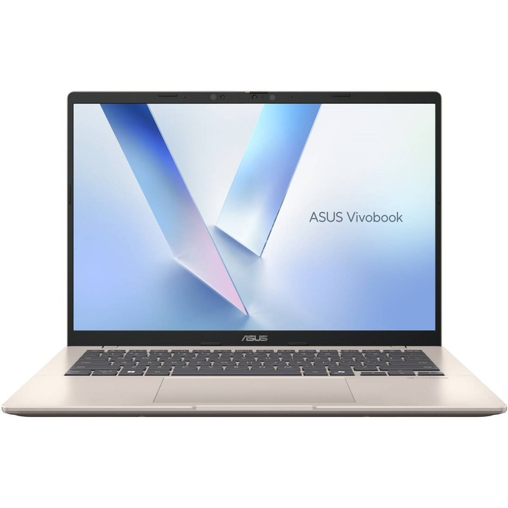 Laptop ASUS Vivobook 14 FHD 14 inch Intel Core Ultra 5 325H 16GB 512GB SSD Windows 11 Home Gold
