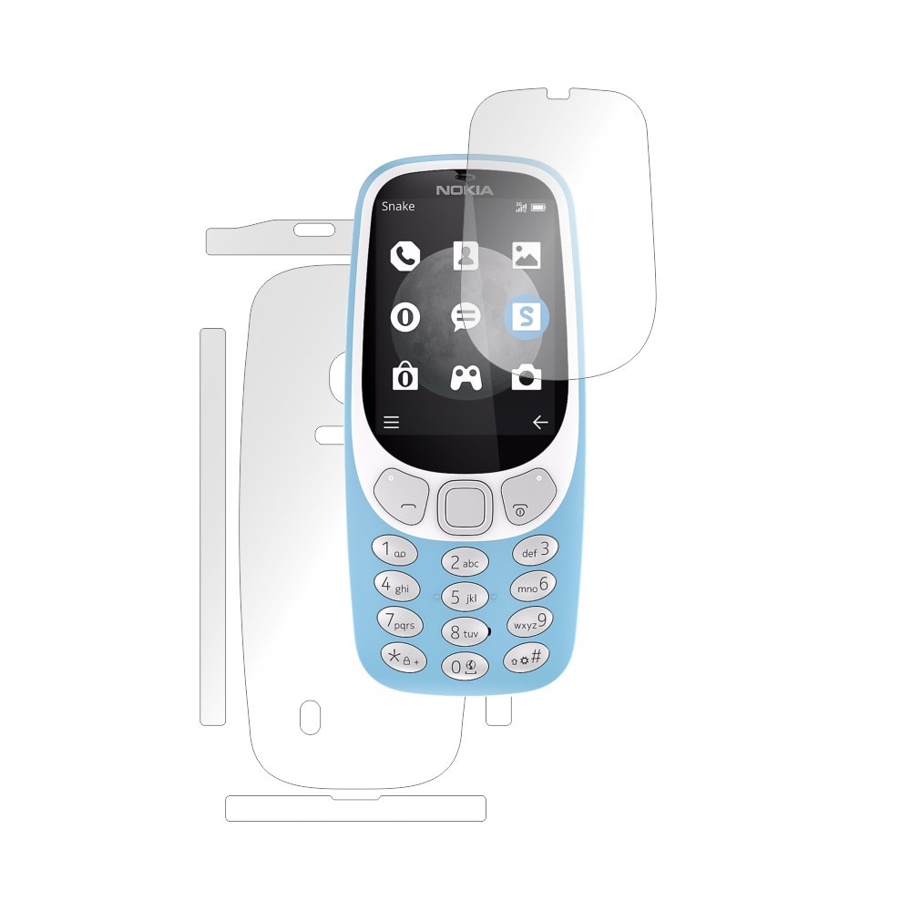 Folie de protectie Clasic Smart Protection Nokia 3310 2017 fullbody,protectie completa ecran,spate si laterale+Smart Spray®,Smart Squeegee®,microfibra si instructiuni instalare incluse