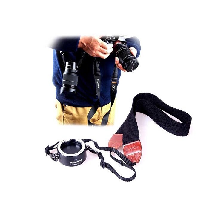 Set maner si curea pentru camera foto Commlite, Negru