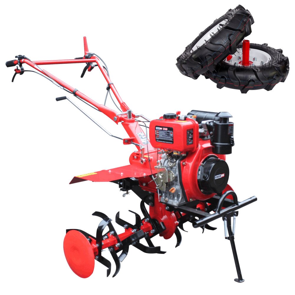 Motocultor Diesel H105E Energo cu roti de cauciuc