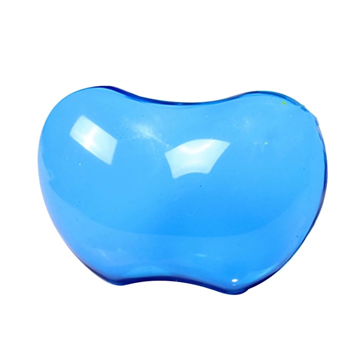 Suport pentru incheietura mainii pentru mouse YANYXR BCS3242256, din silicon transparent, anti-alunecare, albastru deschis, 12.2 x 8.2 x 2.5 cm