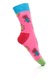 Happy Socks, Унисекс чорапи с фигурална шарка - 3 чифта, Розов електрик / Жълт / Син, 41-46