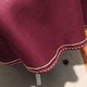 Kerek asztalterítő, D 130 cm, Casa Bucuriei, Luxury modell, bordó, pamut