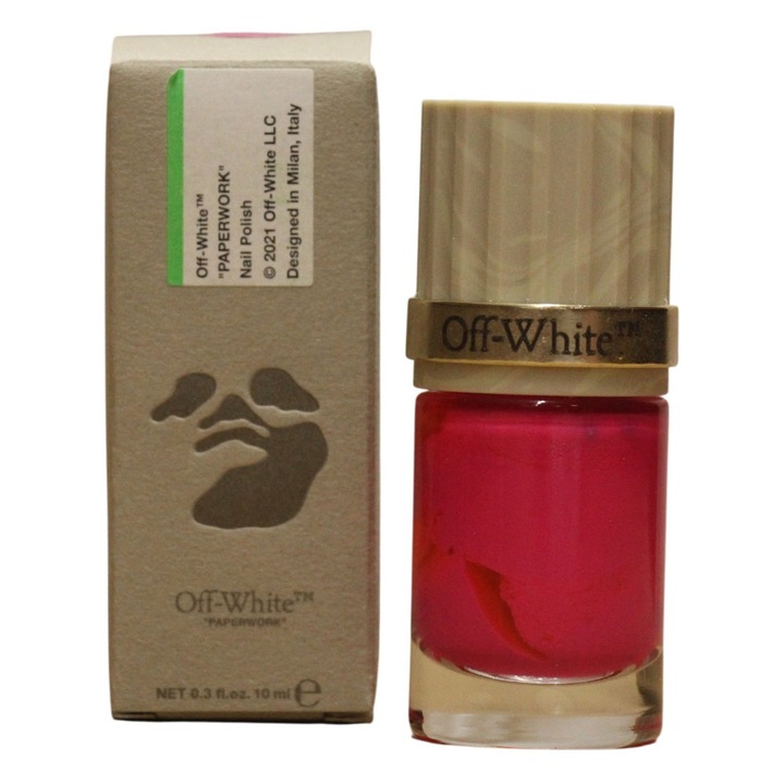 Off-White, Coloarea importanta, Lac de unghii, Rosu, 10 ml