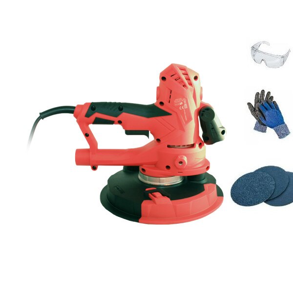Slefuitor pentru pereti simplu Micul Fermier + ochelari si manusi de protectie, 750W, diametru disc 180mm, 891315
