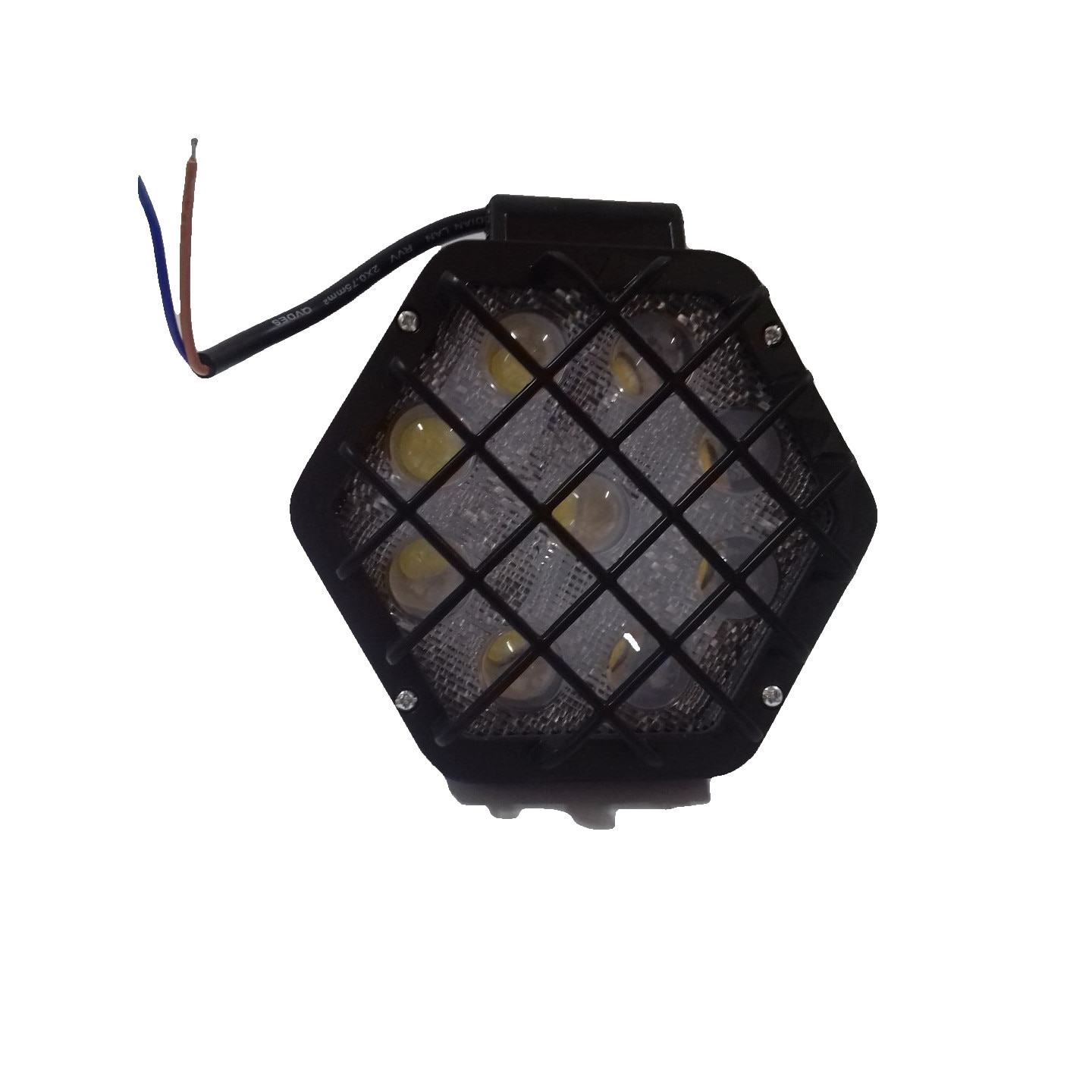 Lapmpa proiector Breckner hex-grilaj negru 9L DC 10-30v unghi de radiere 30