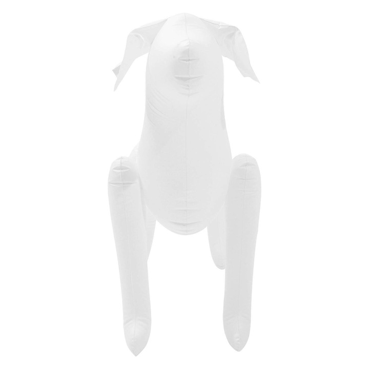 Manechin pentru haine de caine gonflabil FG123K0225-260806-745, din PVC durabil, alb, 80 x 56 x 29 cm