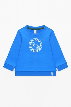 Esprit, Bluza sport cu imprimeu grafic, Albastru/Alb, 92 CM Esprit, Bluza sport cu imprimeu grafic, Albastru/Alb, 92 CM