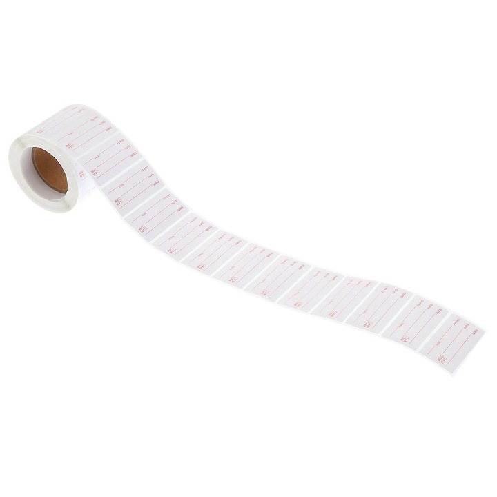 Etichete autoadezive pentru alimente FG123K0225-260806-696, hartie copperplate scriibila, 4,5 x 2,3 cm, alb, rola 500 buc