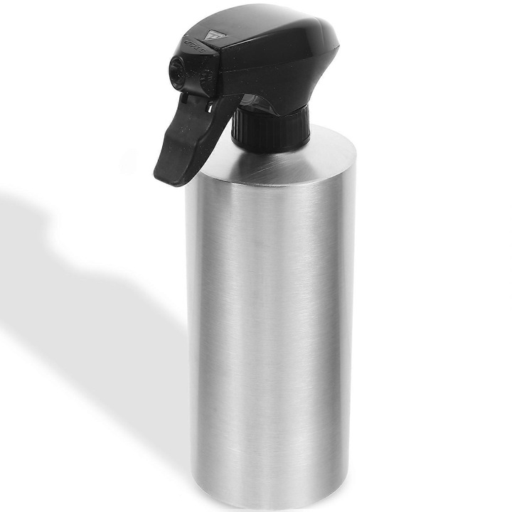Pulverizator pentru udat plante din otel inoxidabil, 550 ml, argintiu