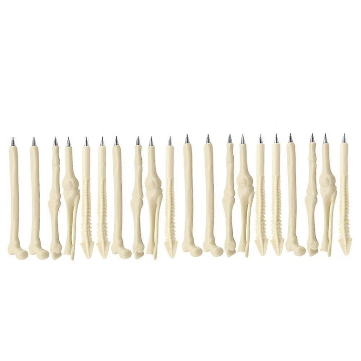 Pix cu bila design oase, cerneala neagra 0.7 mm, plastic, bej, set 20 buc., 147 mm